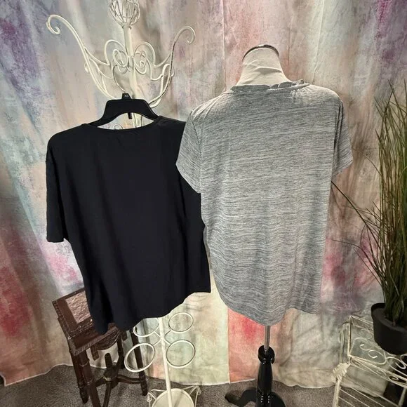 📌Fila & Ulla Popkins 2 Plus Size Sport - Gym Short Sleeves T-Shirts Tops - Picture 2 of 14